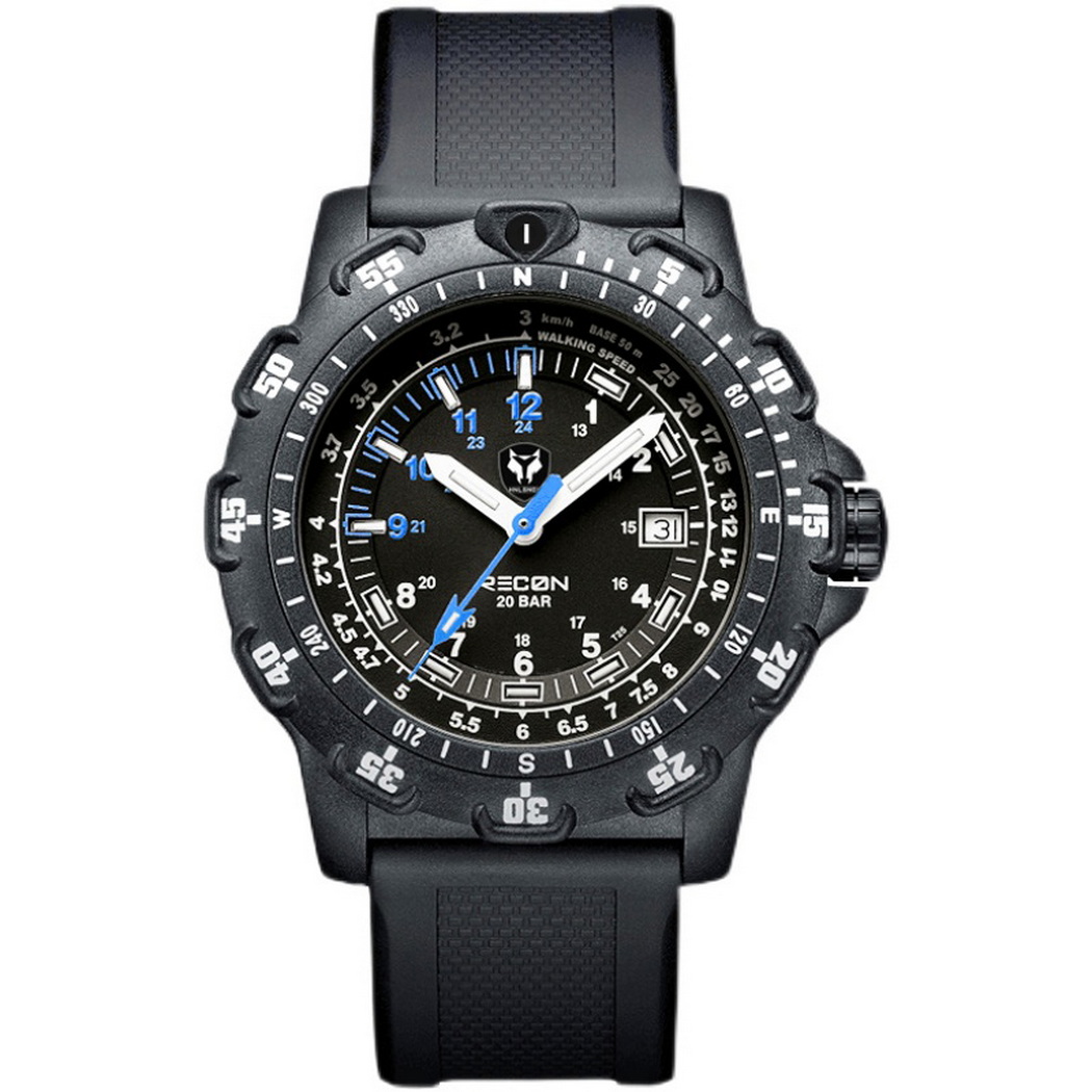 Hnlgnox Mens Pilot Watches Spo - огляд і ціна Rubber Strap Diver