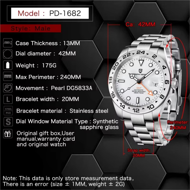 PAGANI DESIGN 2026 New V2 GMT  - огляд і ціна Rolex Watch Submariner
