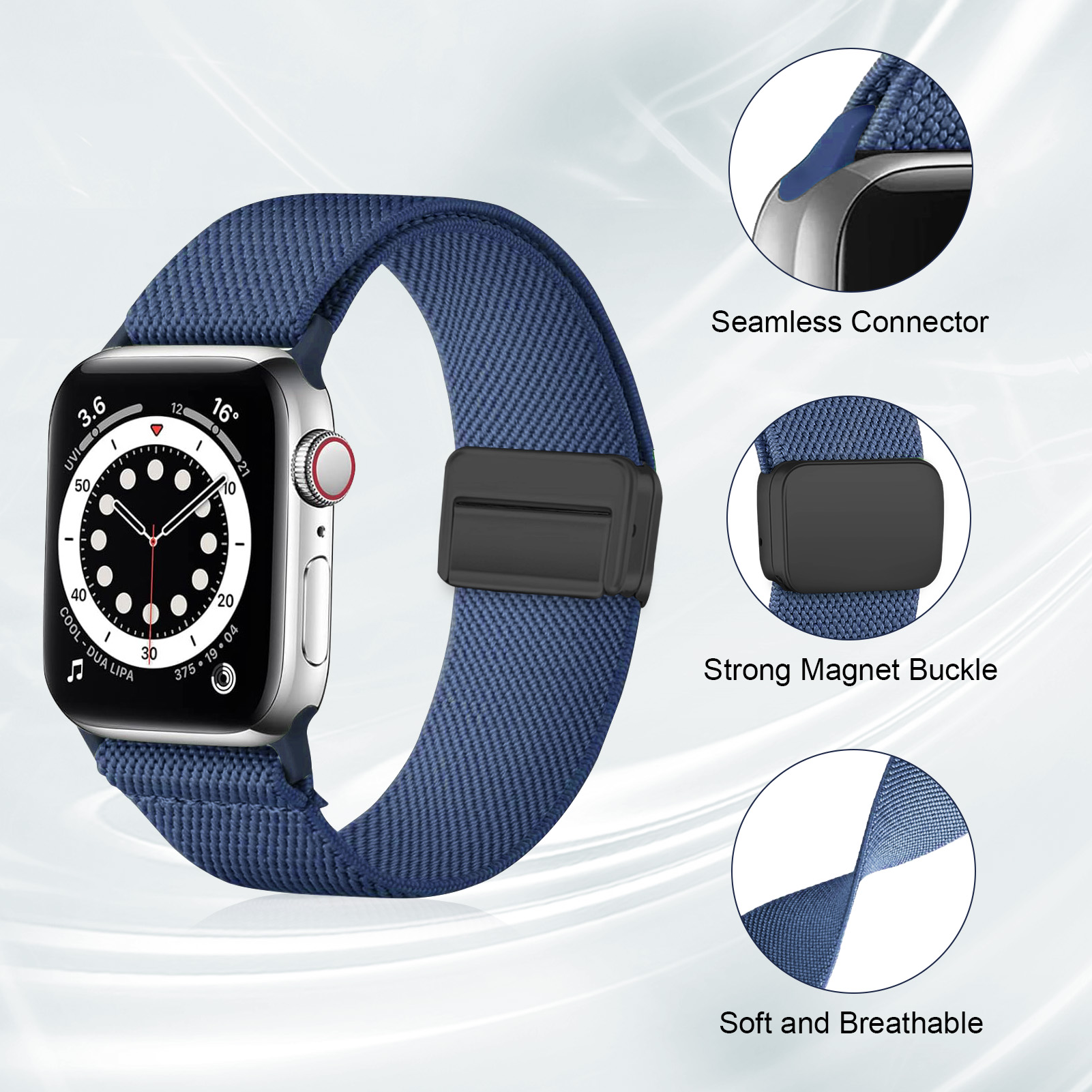Magnetic Strap For Apple Watch - огляд і ціна Milanese Loop Magnetic